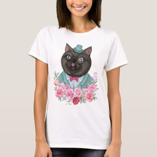 Fancy kat t-shirt (Voorkant)
