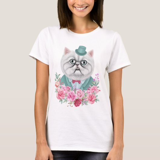 Fancy kat T-Shirt (Voorkant)