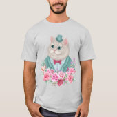 Fancy kat t-shirt (Voorkant)