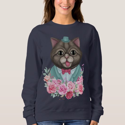 Fancy kat trui (Voorkant)