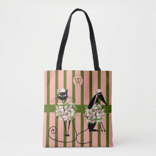 Fancy katje en dapper Dog Tas