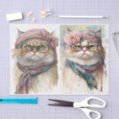 Fancy katten tissuepapier (Craft)