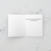 Fancy kattenkatfoto ontworpen kaart (Binnen)