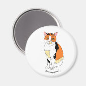 Fancy kattenmagneet magneet (Voorkant / Achterkant)