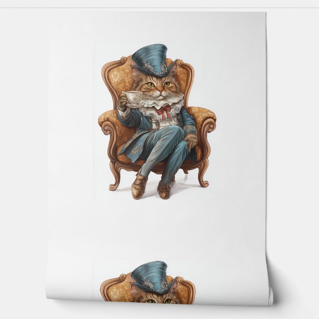 Fancy Kattenvereniging - Victoriaans Koninklijk Ka Behang (Afrollen)