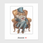 Fancy Kattenvereniging � Victoriaans Koninklijk Ka Sticker (Vel)