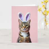 Fancy Kattenvriendenkaart Kaart (Gele Bloem)