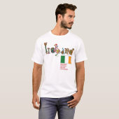 Fancy Keltische Lettering - Ierland T-shirt (Voorkant volledig)