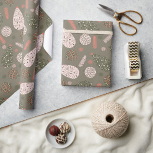 Fancy kerst cadeaupapier
