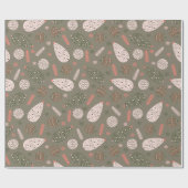 Fancy kerst cadeaupapier (Vlak)