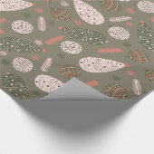 Fancy kerst cadeaupapier (Hoek)