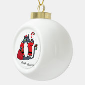 Fancy kerst keramische bal ornament (Rechts)