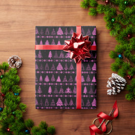 Fancy kerstboom cadeaupapier