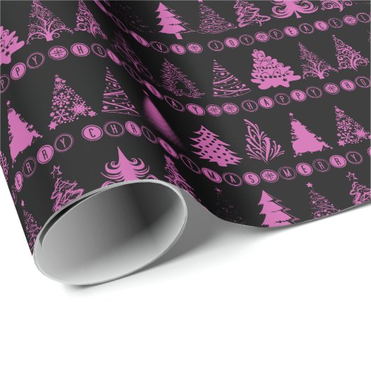 Fancy kerstboom cadeaupapier (Rol Hoek)