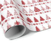 Fancy kerstboom cadeaupapier (Rol Hoek)