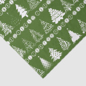 Fancy kerstboom groen tissuepapier (Detail)