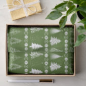 Fancy kerstboom groen tissuepapier (Geschenk)