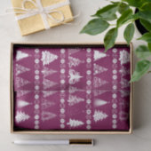 Fancy kerstboom Paarse tissue papier (Geschenk)