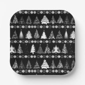 Fancy kerstboom papier Bord (Voorkant)
