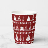 Fancy kerstboom papieren beker (Rechts)