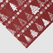 Fancy kerstboom tissuepapier (Detail)