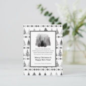 Fancy kerstboom vakantie Kaart (Staand voorkant)