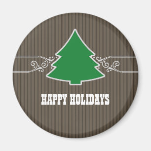 Fancy kerstboomkringen Magnet