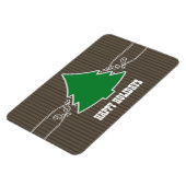 Fancy kerstboomscheuren Premium Magnet Magneet (Linkerzijde)