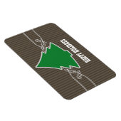 Fancy kerstboomscheuren Premium Magnet Magneet (Rechterzijde)