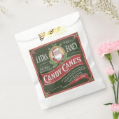 Fancy kerstfeest met snoepjes bedankzakje (Gezegeld)