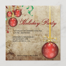 Fancy kerstfeestdagen kaart