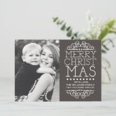 Fancy kerstkaart (Staand voorkant)