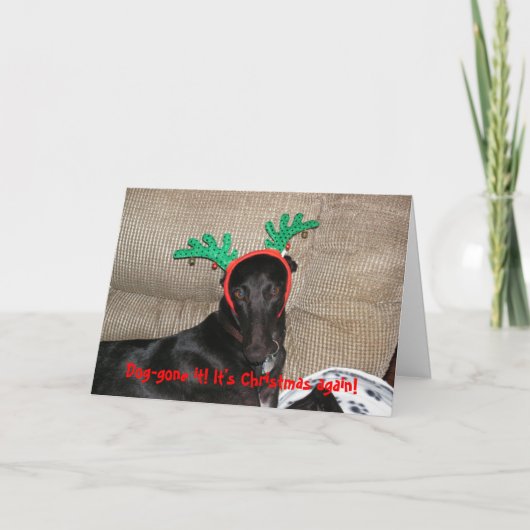 Fancy Kerstkaart Feestdagen Kaart (Voorkant)