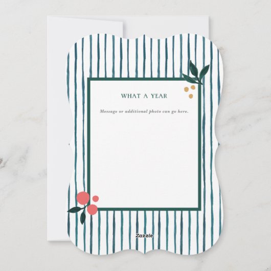 Fancy - Kerstkaart - Groen - Fotokaart (Achterkant)