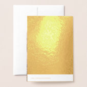 Fancy kerstkalligrafie White Snowfall Folie Kaarten (Met envelop)