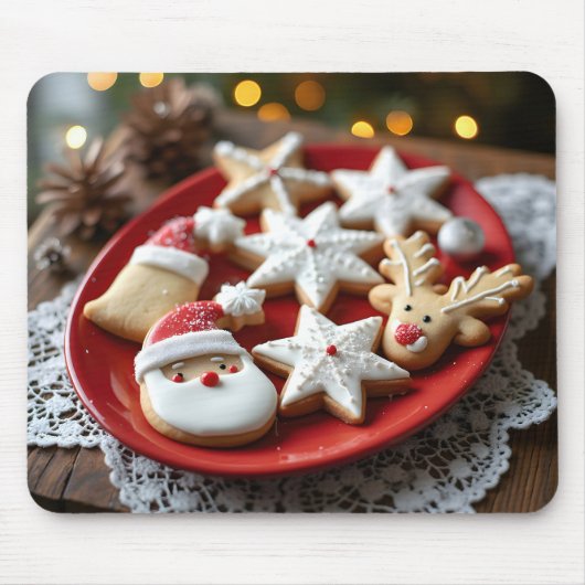 Fancy kerstkoekjes muismat (Voorkant)