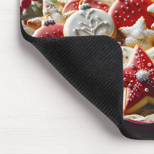 Fancy kerstkoekjes muismat (Hoek)