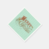 Fancy kerstontwerp servetten (Hoek)