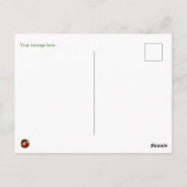 Fancy kerstsierkaart briefkaart (Achterkant)