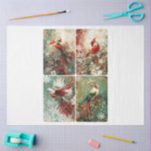 Fancy kerstveren tissuepapier (Craft)