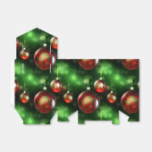 Fancy kerstversiering bedankdoosjes (Uitgevouwen)