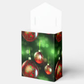 Fancy kerstversiering bedankdoosjes (Geopend)