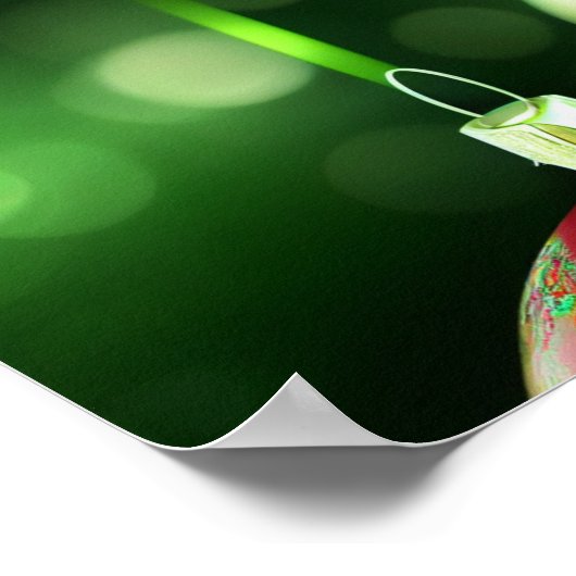 Fancy kerstversiering poster (Hoek)