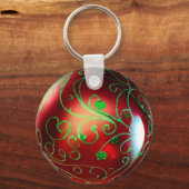 Fancy kerstversiering sleutelhanger (Voorkant)