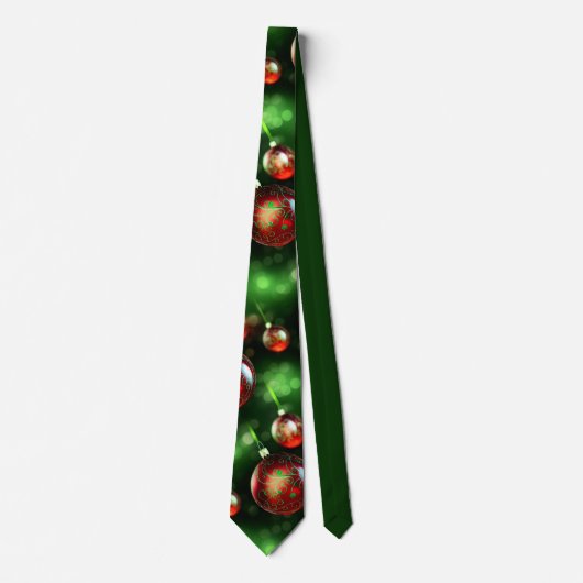 Fancy kerstversiering stropdas (Voorkant)