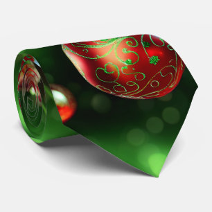 Fancy kerstversiering stropdas