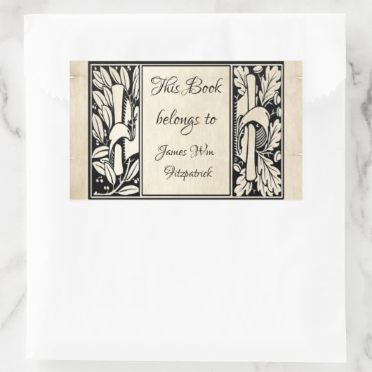 Fancy  keukenplaat rechthoekige sticker (Tas)