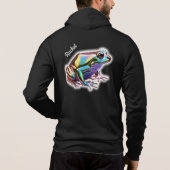 Fancy kikker hoodie (Achterkant)