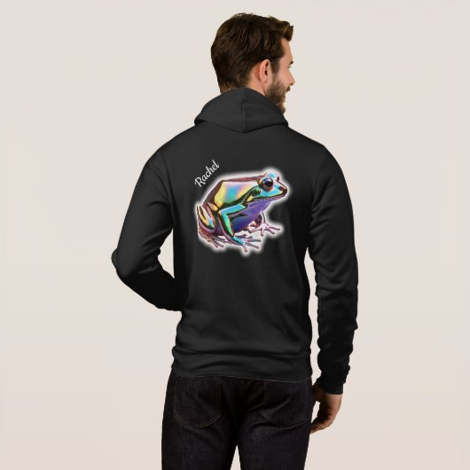Fancy kikker hoodie (Achterkant volledig)
