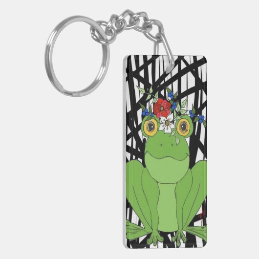 Fancy Kikker Sleutelhanger! Sleutelhanger (Voorkant Links)